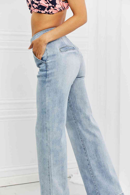 RISEN Luisa Wide Flare Jeans