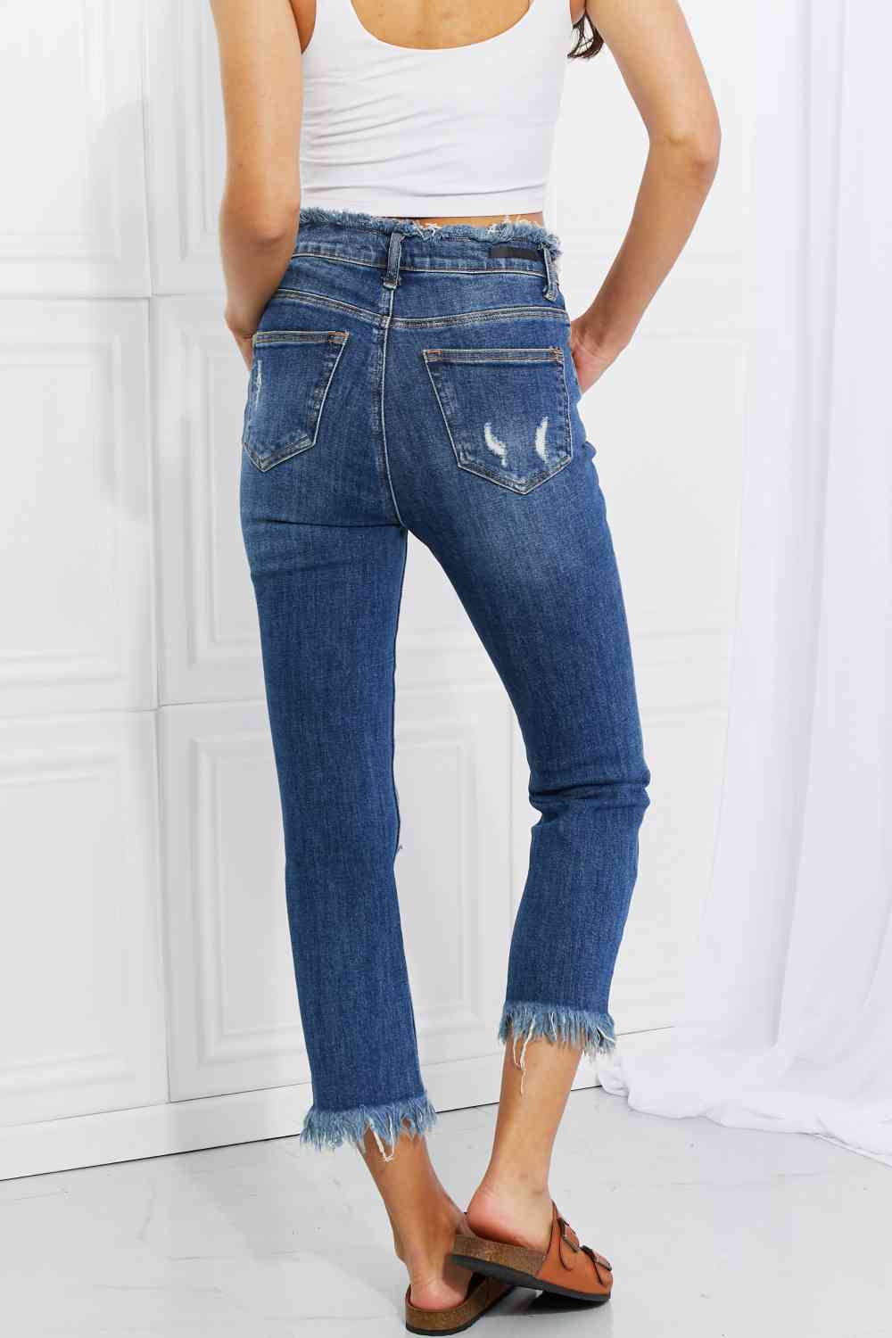 RISEN Undone Straight Leg Jeans