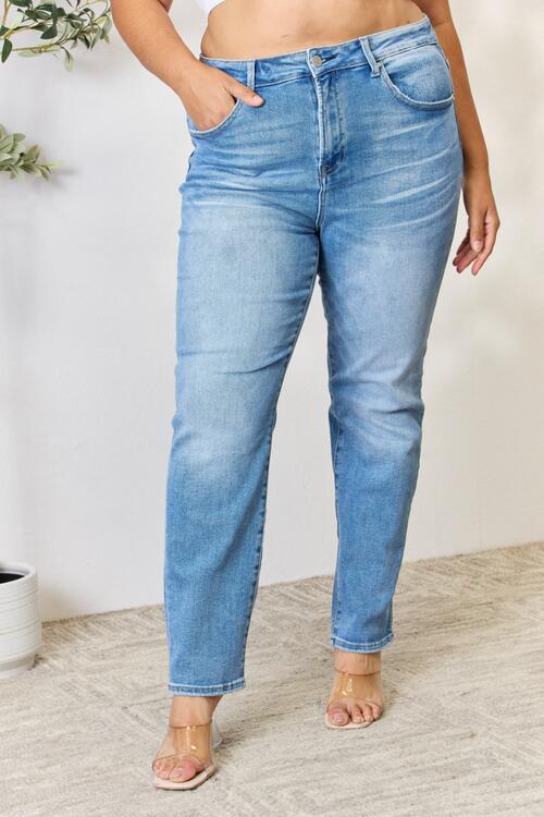 RISEN Mid Rise Skinny Jeans