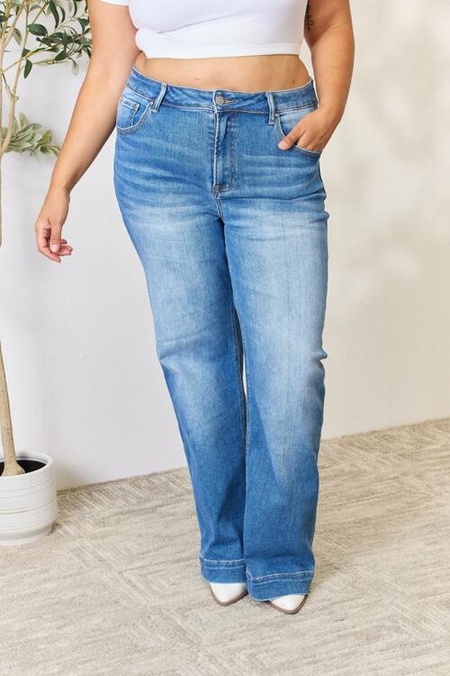 RISEN High Waist Straight Jeans