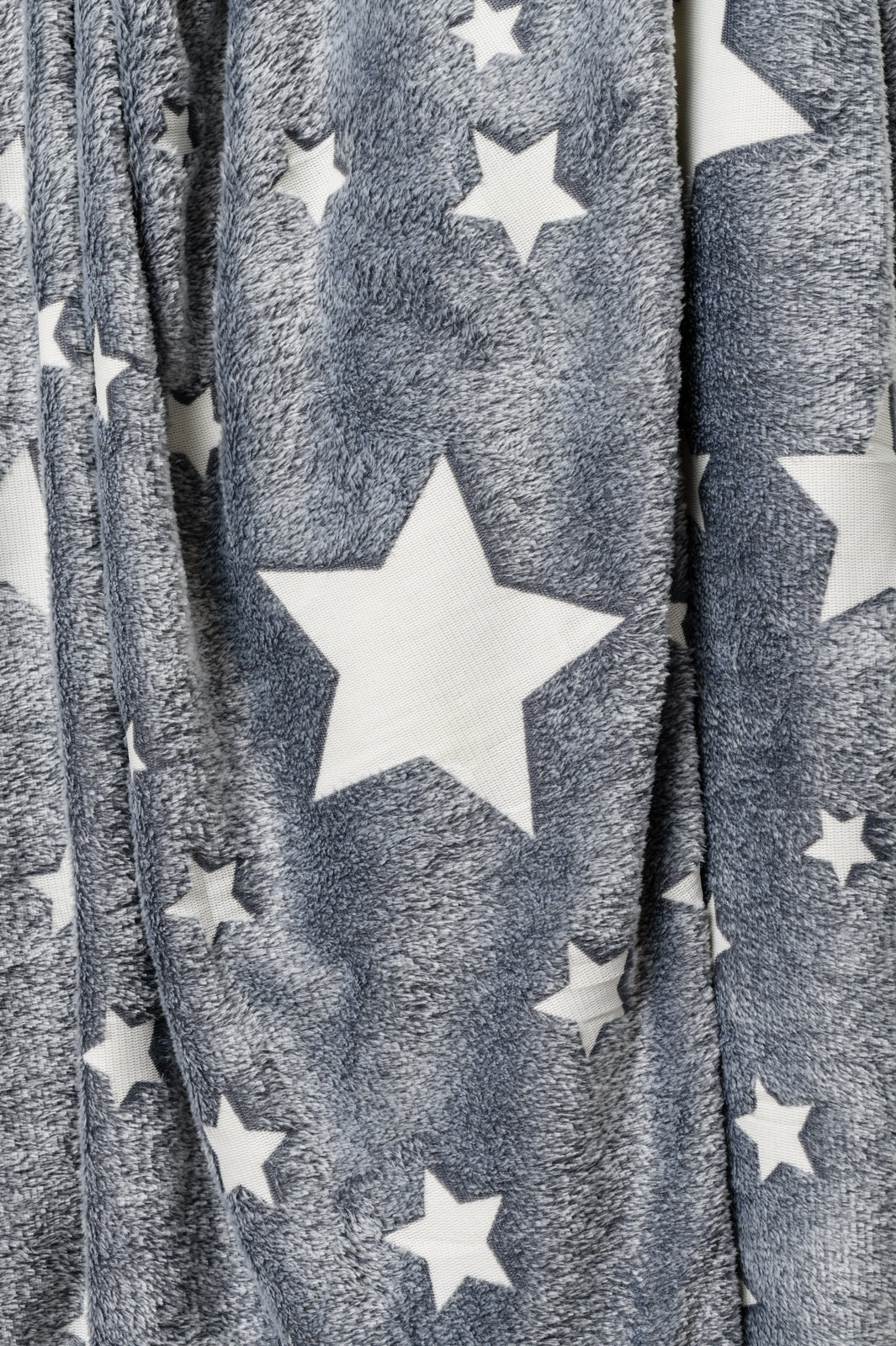 Glow in the Dark Blanket in Gray Star