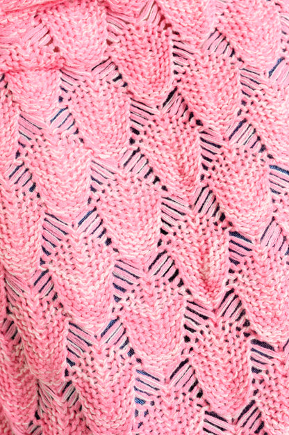 Seaside Magic Chenille Mermaid Tail In Pink