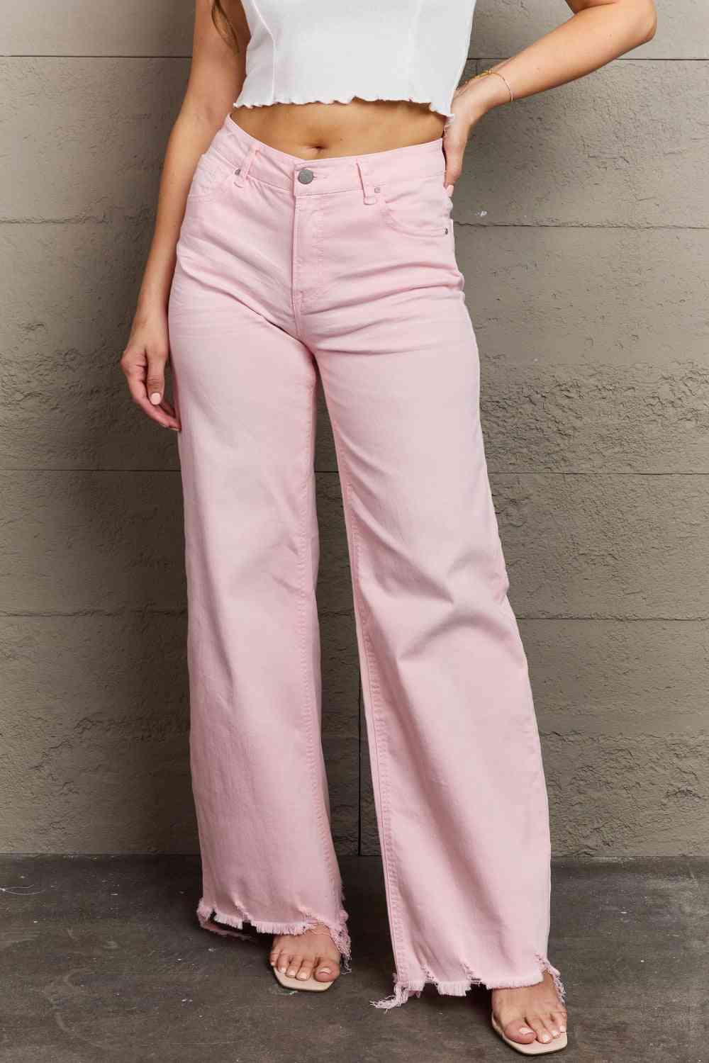 RISEN Raelene High Waist Wide Leg Jeans