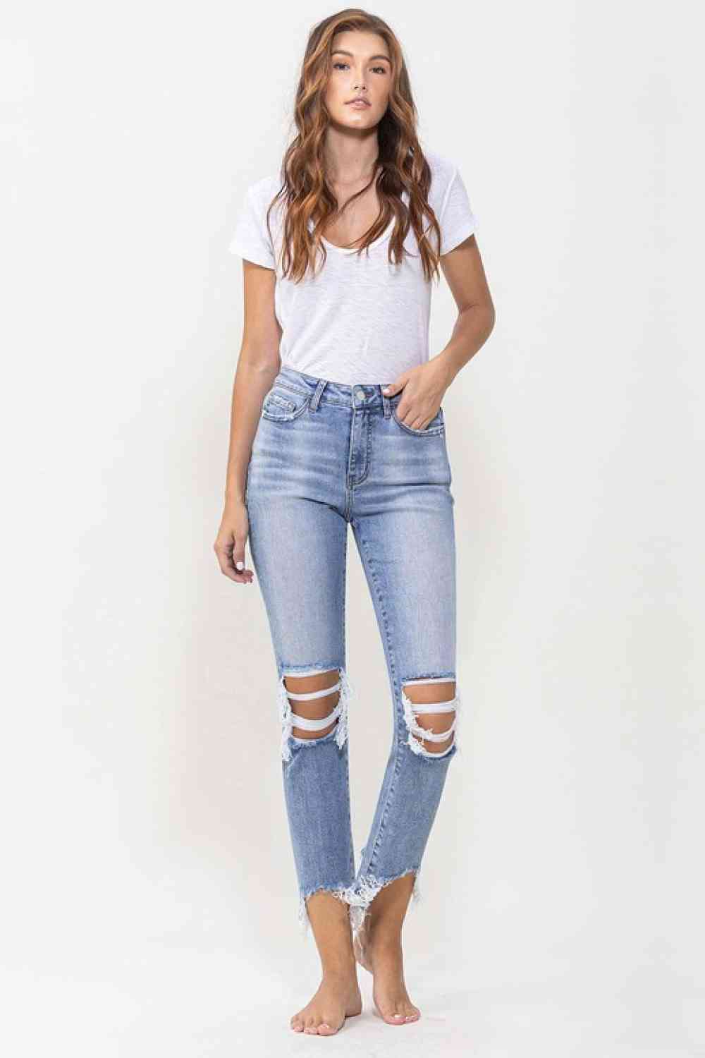 Lovervet Courtney Super High Rise Kick Flare Jeans